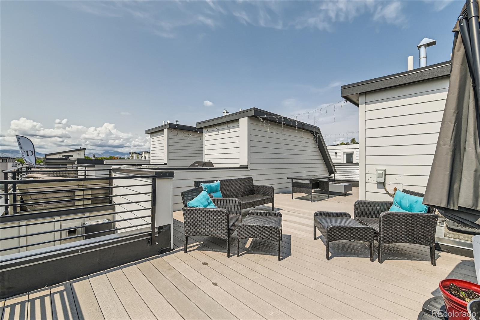 1284 Stuart Street Denver, CO 80204 - Photo 30 of 43 a view of a terrace with seating space