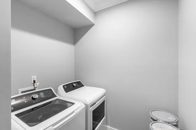 a view of storage and utility room