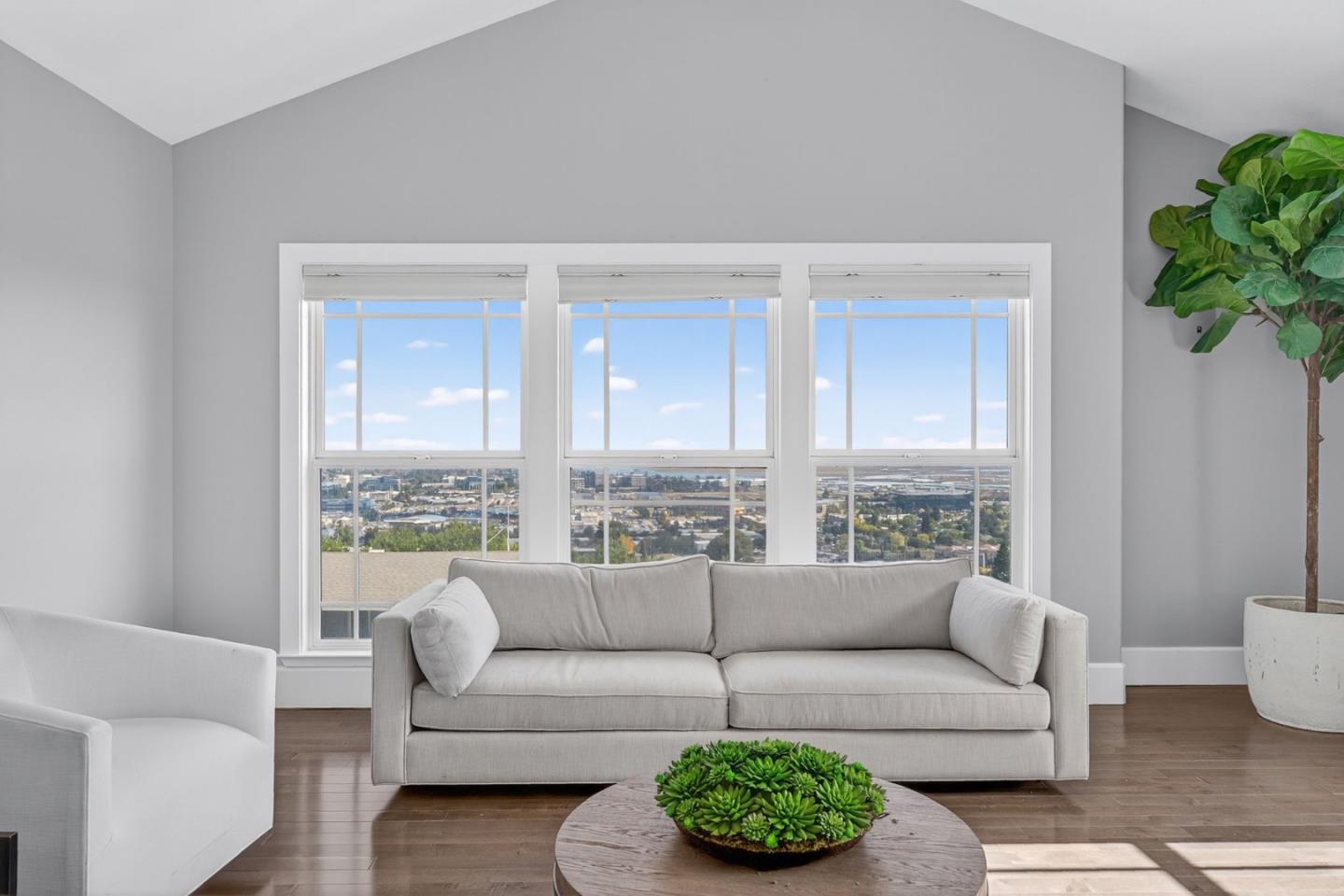 58 Hillcrest Road San Carlos, CA 94070 - Photo 39 of 105 a living room with furniture and a large window