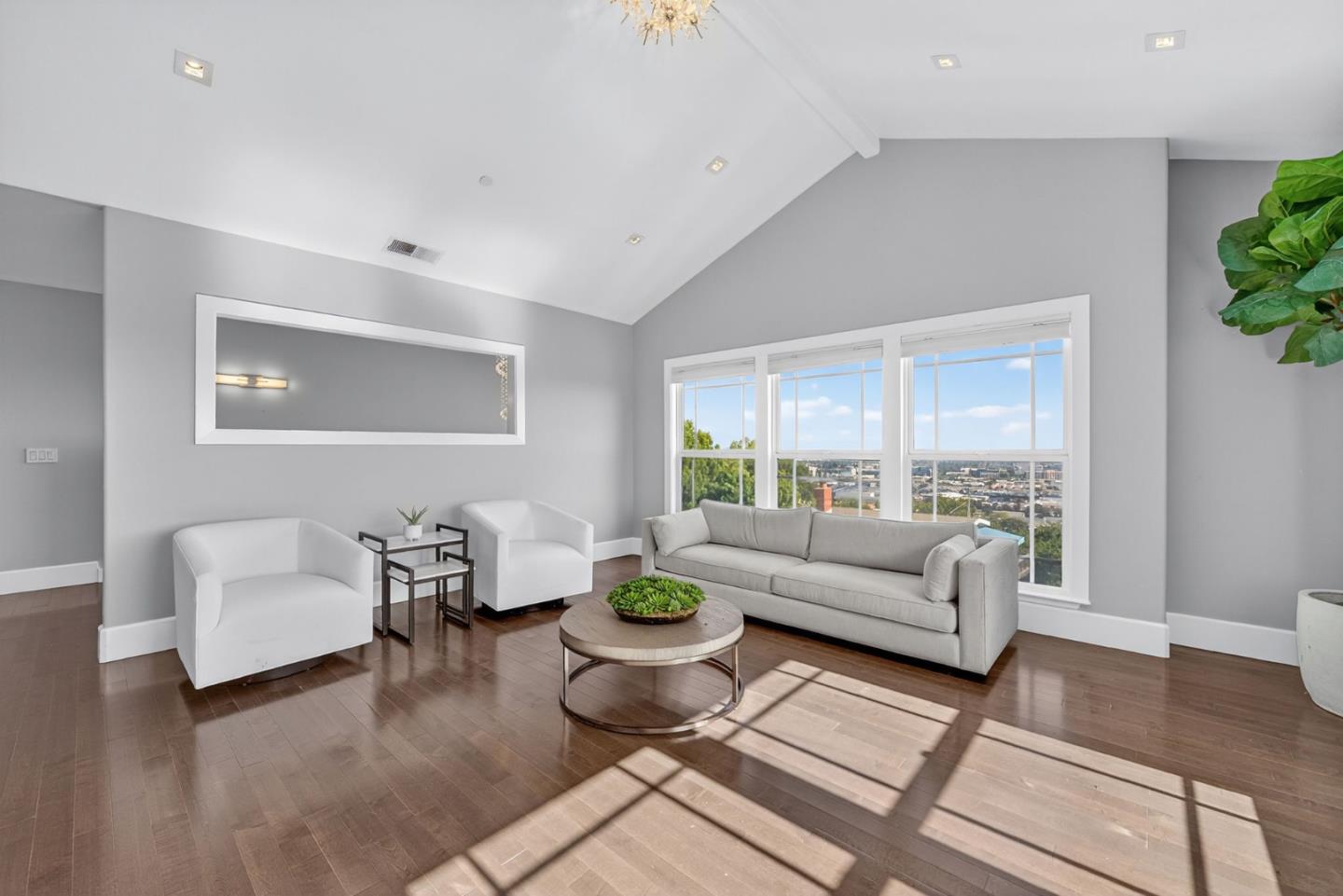 58 Hillcrest Road San Carlos, CA 94070 - Photo 42 of 105 a living room with furniture and a large window