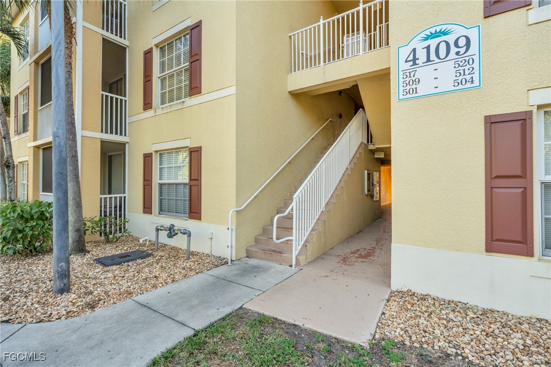 4109 Residence Drive, Unit 510 Fort Myers, FL 33901 - Photo 3 of 35 a view of an entryway with staircase