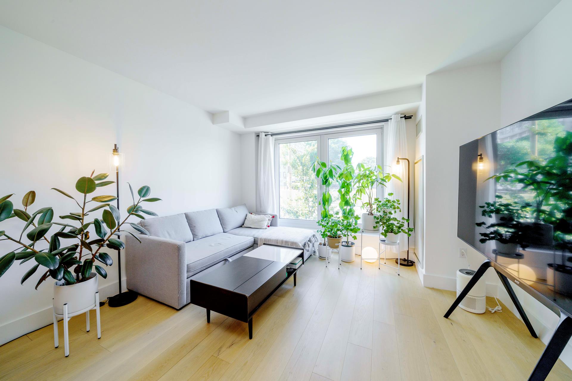 575 4th Avenue, Unit 2G Brooklyn, NY 11215 - Photo 3 of 7 a living room with furniture and a potted plant