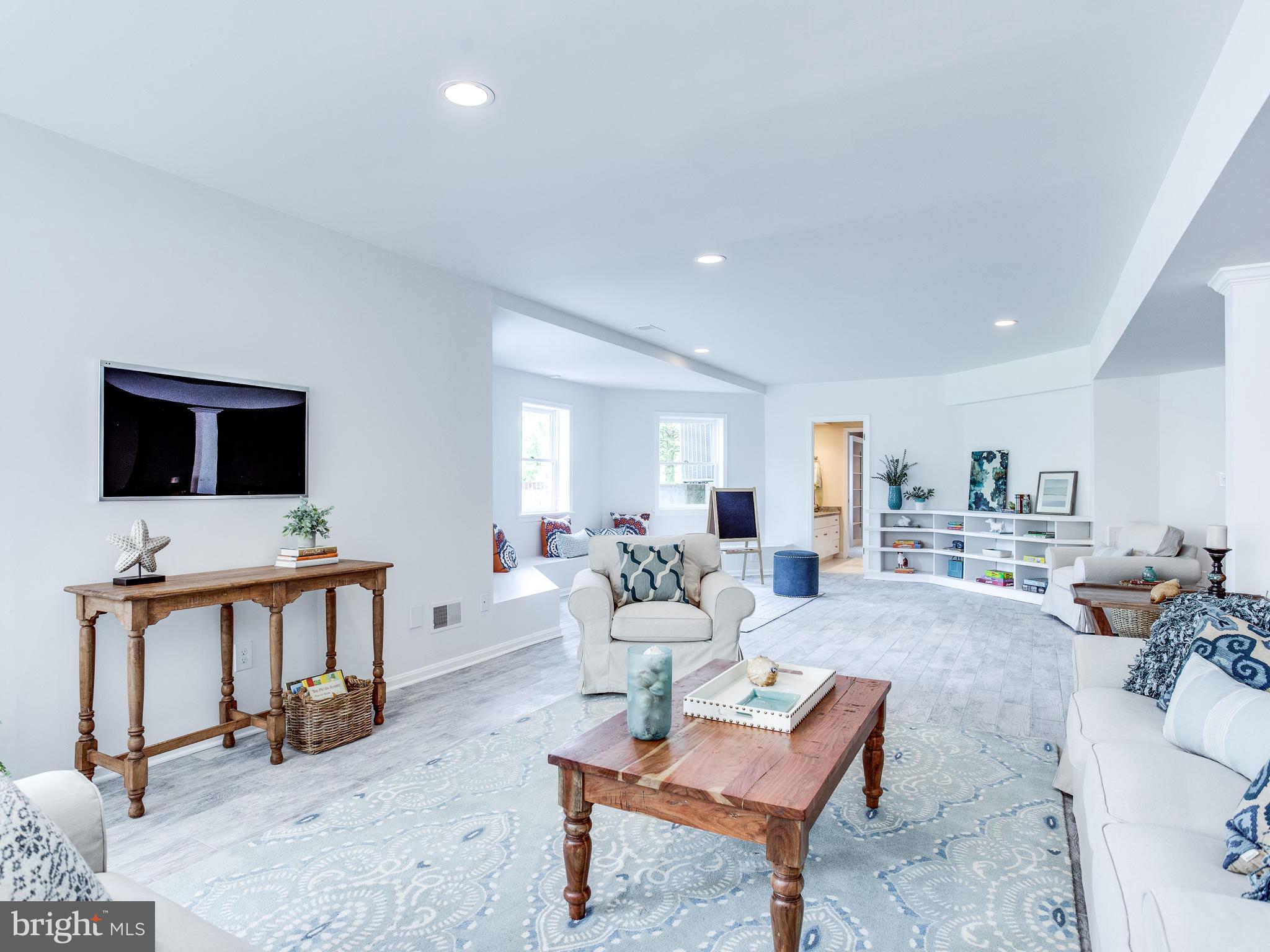 4112 Everett Street Kensington, MD 20895 - Photo 26 of 30 Lower level recremation room