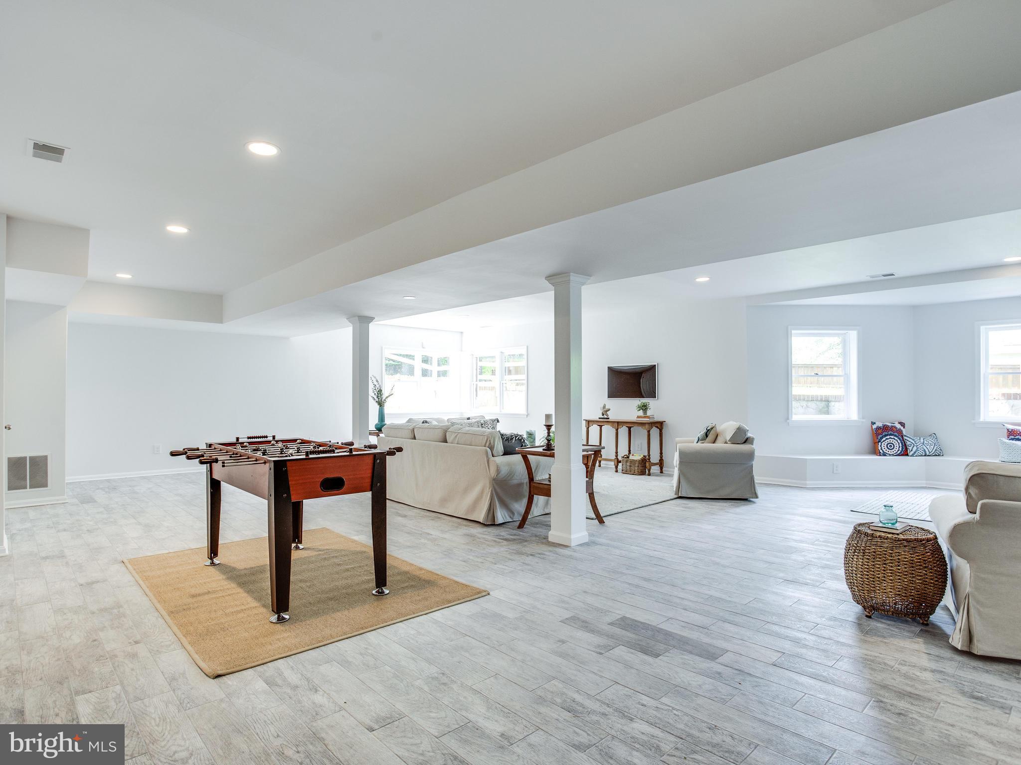 4112 Everett Street Kensington, MD 20895 - Photo 27 of 30 Lower level recreation room