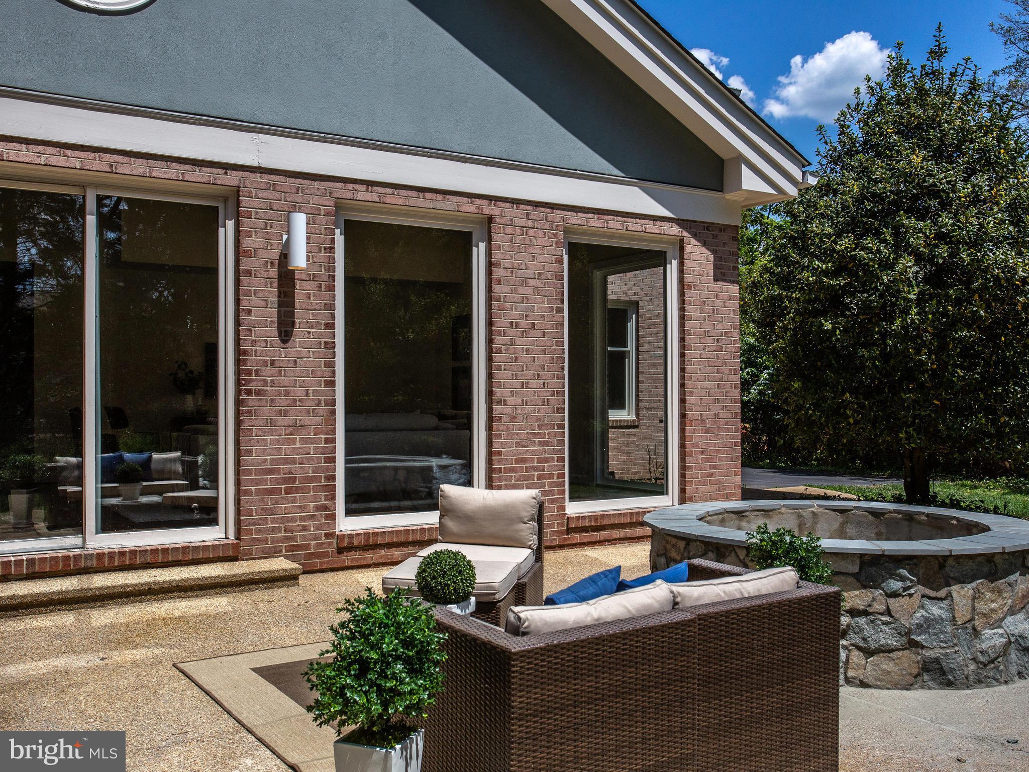 4112 Everett Street Kensington, MD 20895 - Photo 30 of 30 Patio with Stone Firepit