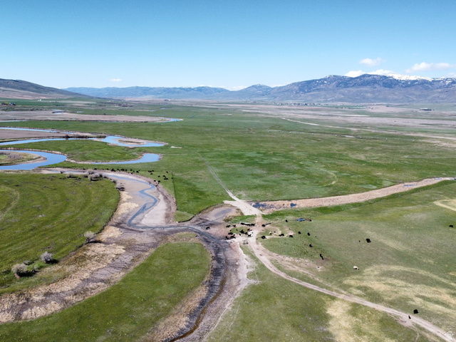 950 Bern Road Bern, ID 83220 - Photo 41 of 47 Bird's eye view of a water and mountain view