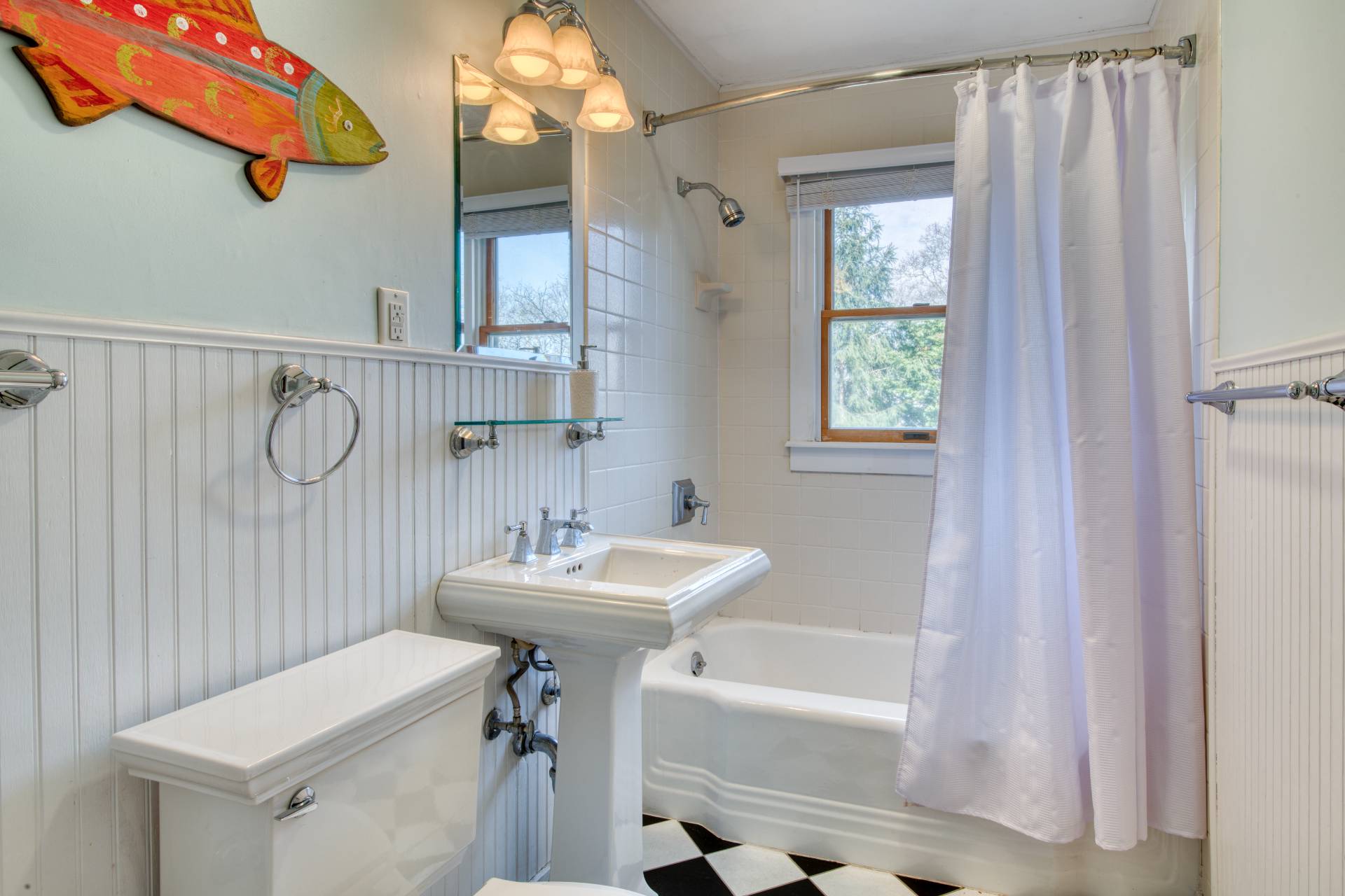 7 Cornell Road Sag Harbor, NY 11963 - Photo 5 of 8 a bathroom with a sink a toilet and shower