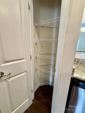 a view of walk in closet