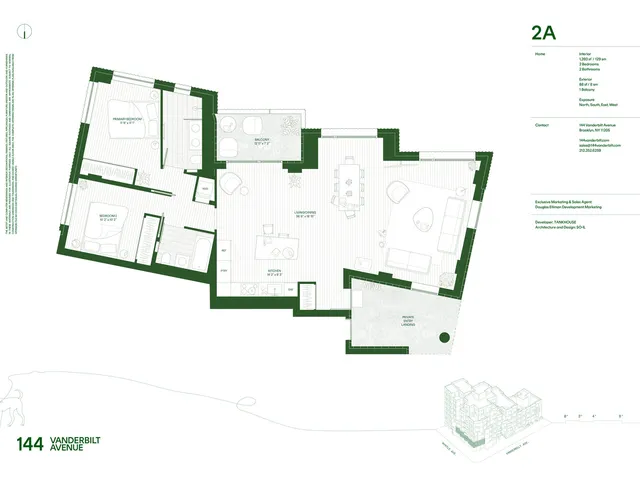 $2,250,000 | 144 Vanderbilt Avenue, Unit 2A | Fort Greene