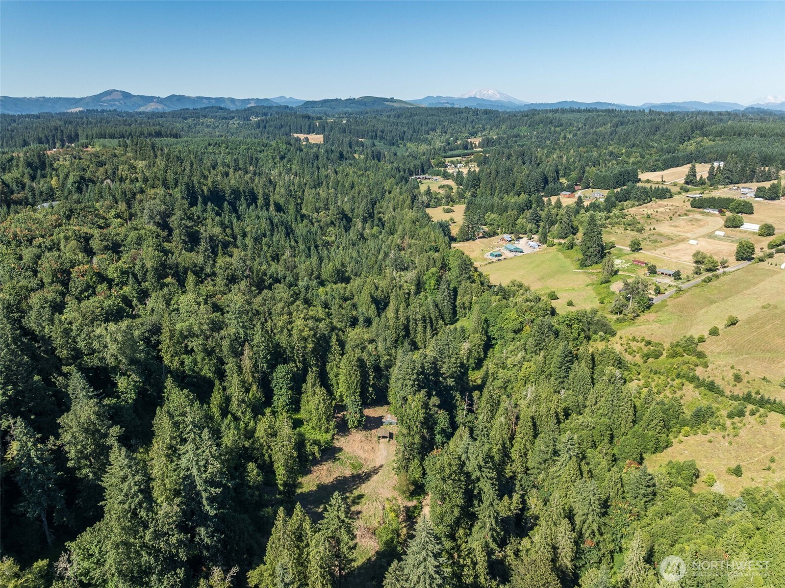 0 Northeast Johnson Road La Center, WA 98629 - Photo 26 of 27 a view of a city with mountain view