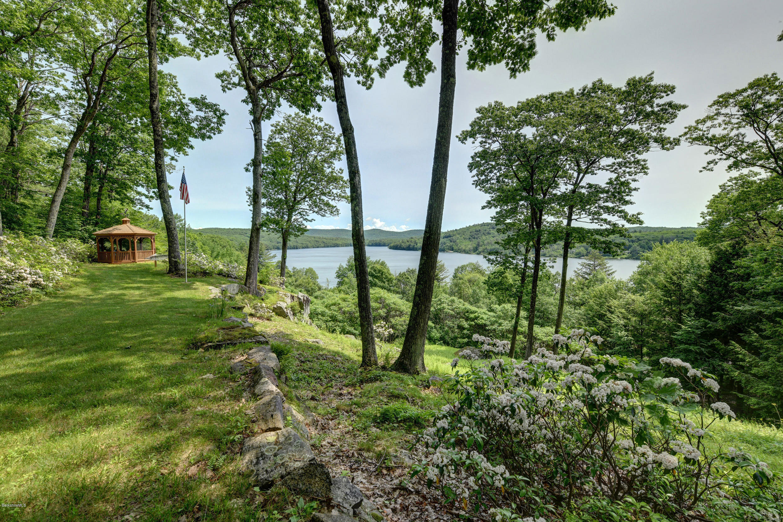 17A Goose Pond Road Tyringham, MA 01238 - Photo 22 of 29 a view of backyard with tree
