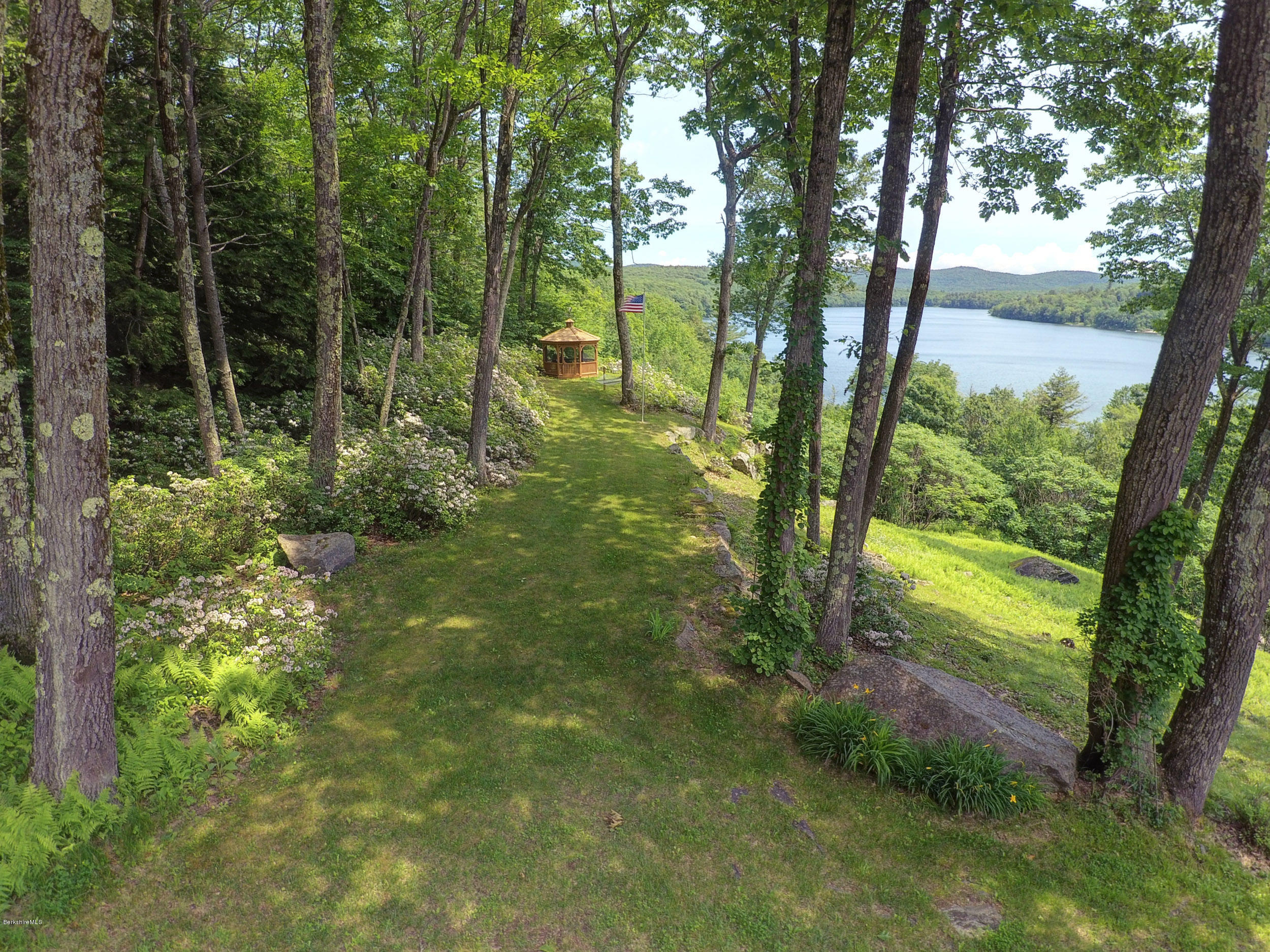 17A Goose Pond Road Tyringham, MA 01238 - Photo 29 of 29 a view of outdoor space and a yard