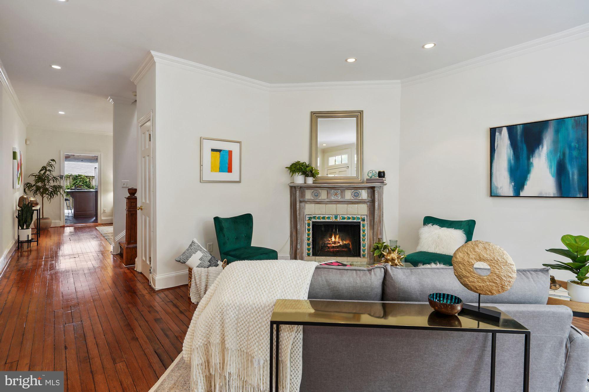 3404 Dent Place Northwest Washington, DC 20007 - Photo 3 of 16 Living Room