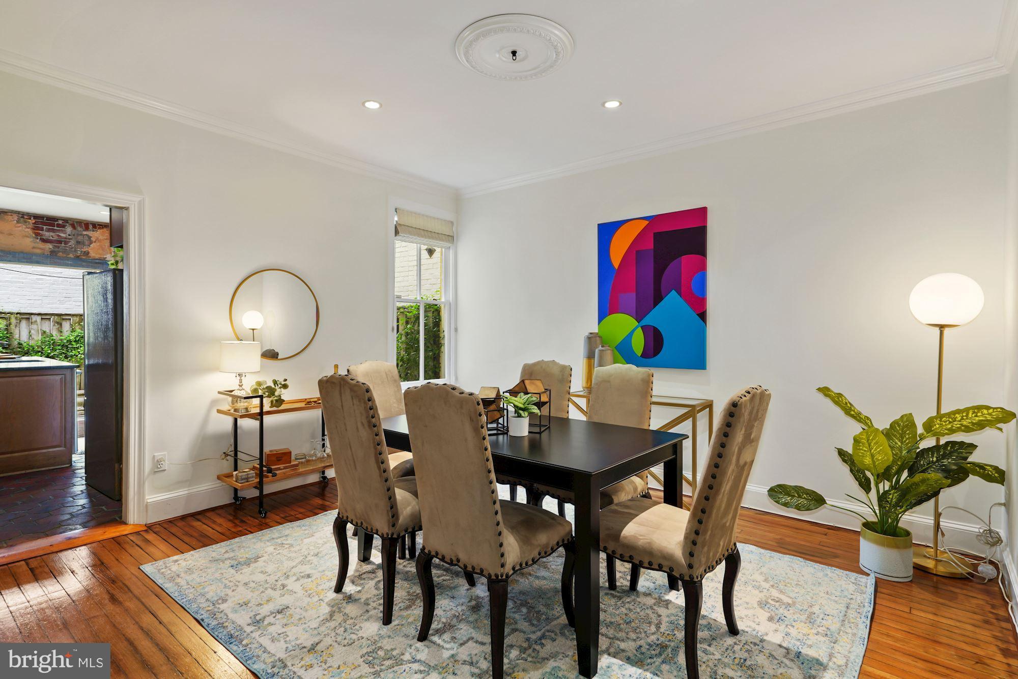 3404 Dent Place Northwest Washington, DC 20007 - Photo 4 of 16 Dining Room