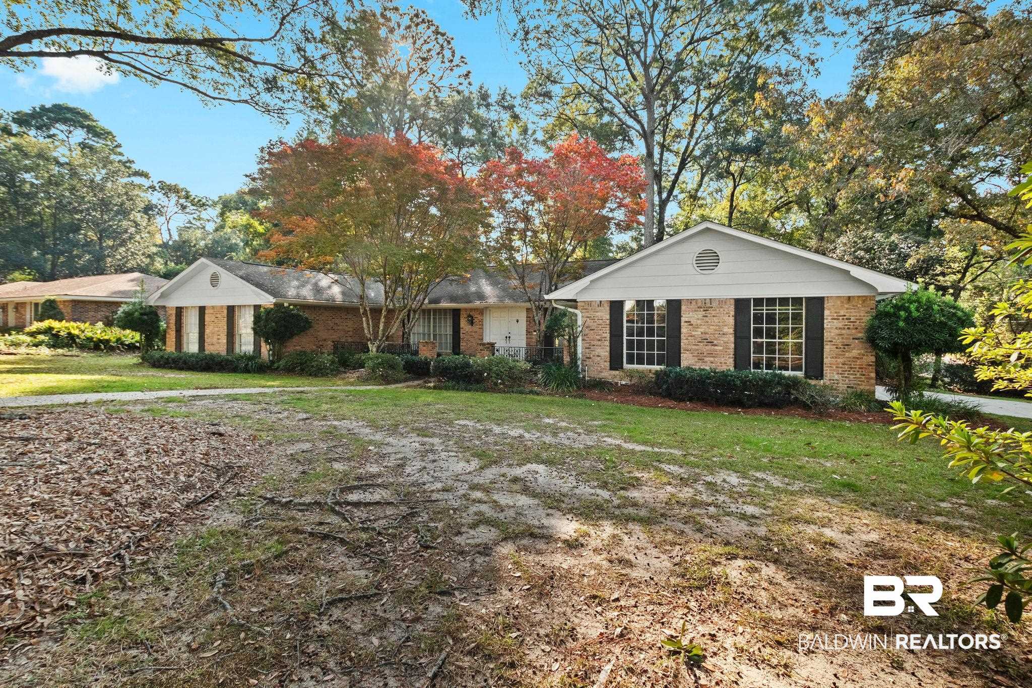 752 Evergreen Street Fairhope, AL 36532 - Photo 93 of 100 Single story home featuring brick siding and a front lawn