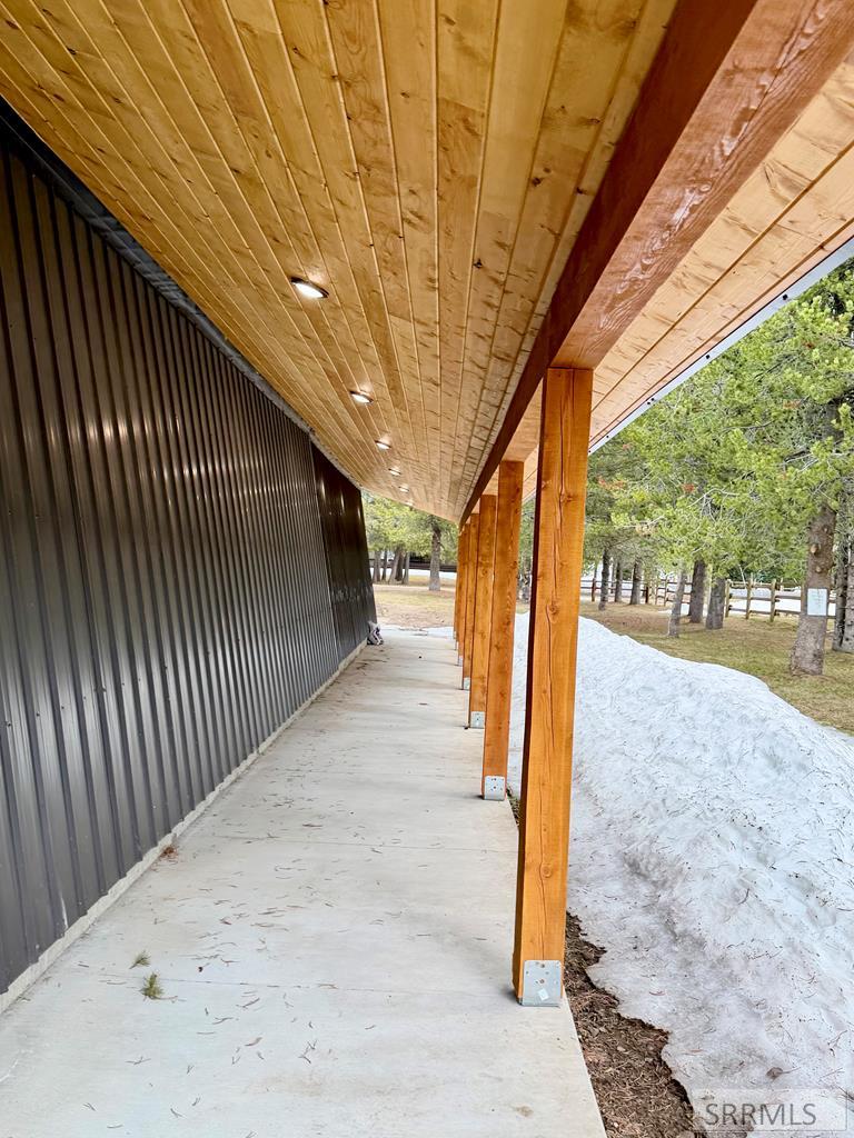 3776 Snake River Road Island Park, ID 83429 - Photo 45 of 70 Covered walkway
