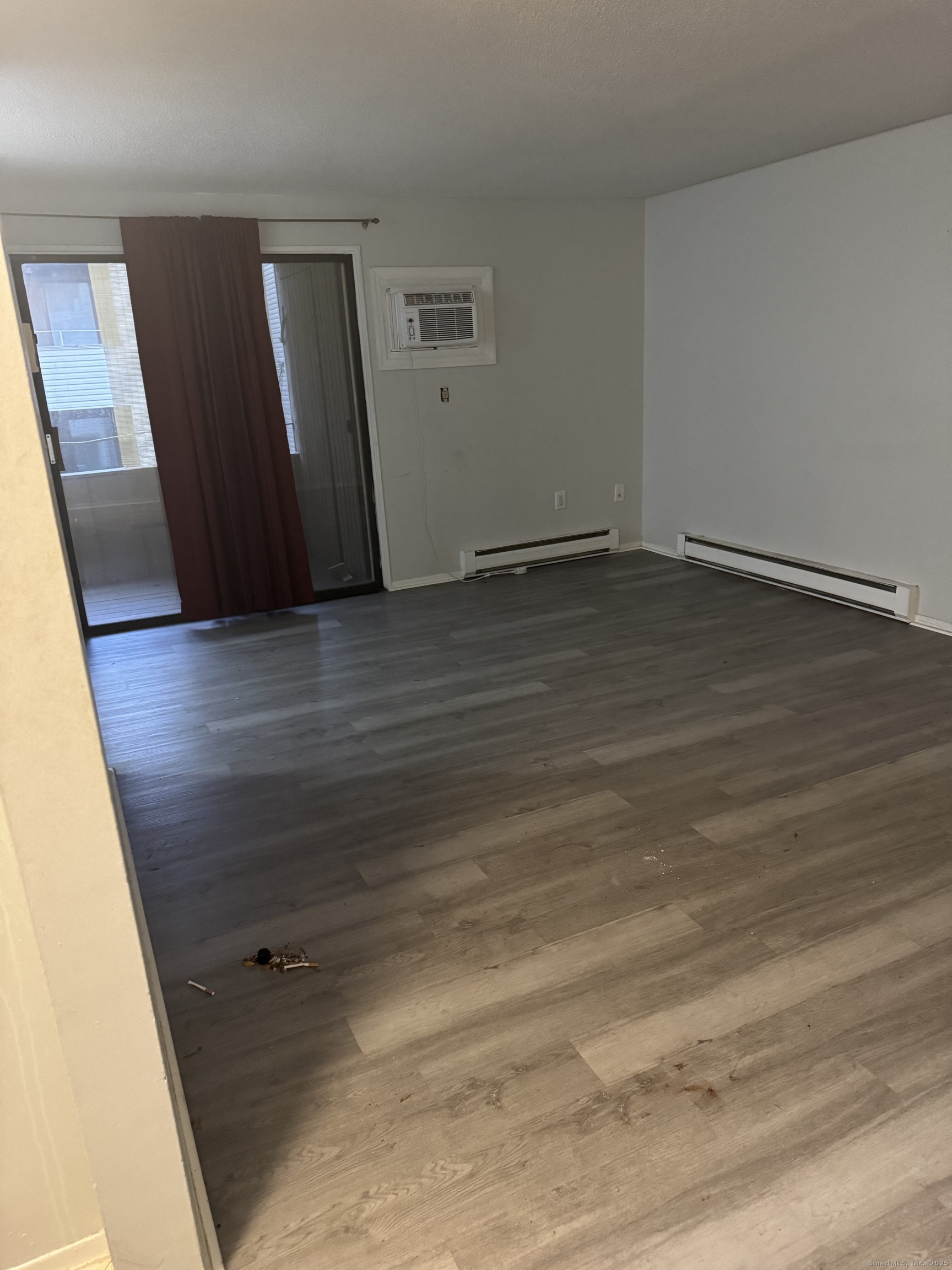 wooden floor in an empty room