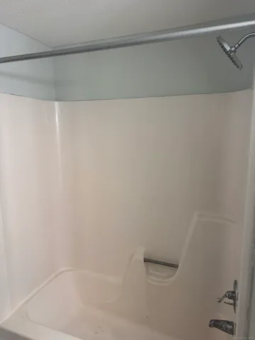 a close up of a shower