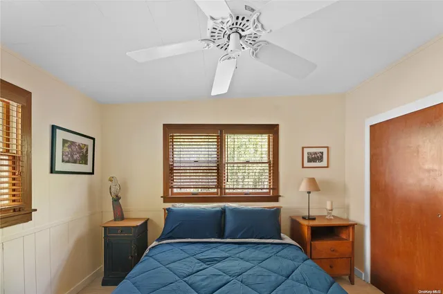 a living room with furniture and window