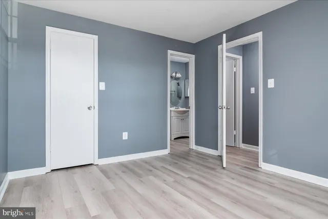 a view of livingroom with wooden floor