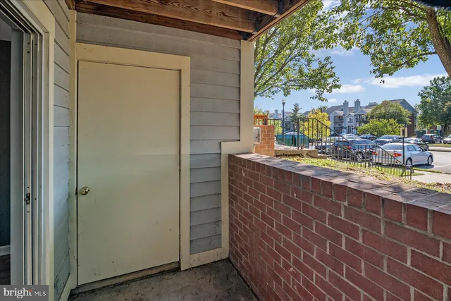 a view of outdoor space with granite countertop