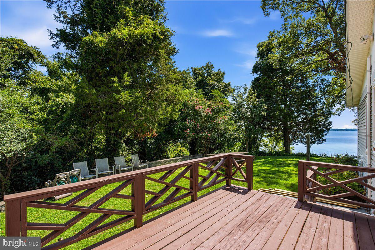 6110 Sheridan Point Road Prince Frederick, MD 20678 - Photo 72 of 77 Scenic deck with serene water views.