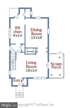 4127 Westview Road Baltimore, MD 21218 - Photo 40 of 43 Main level floor plan