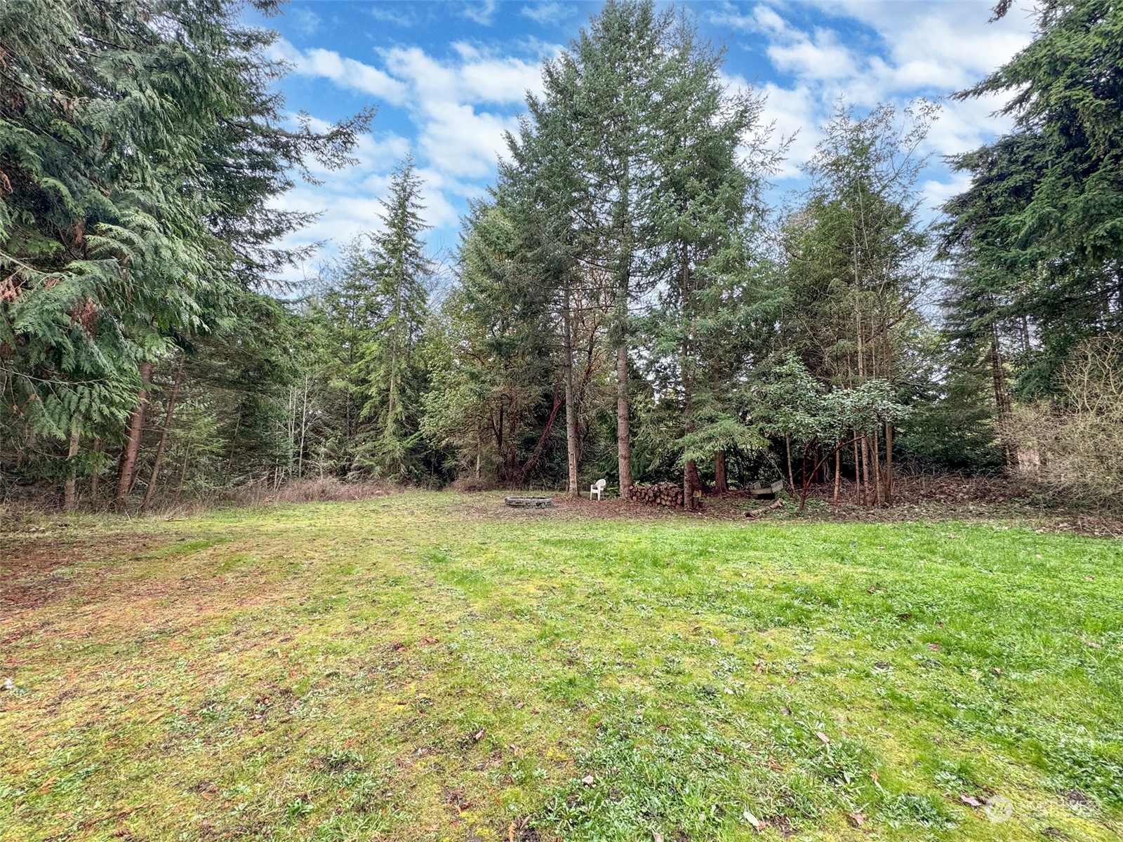 253 Sylvan Ridge Road Sequim, WA 98382 - Photo 32 of 40 a view of a grassy field with trees in the background