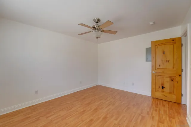wooden floor in an empty room