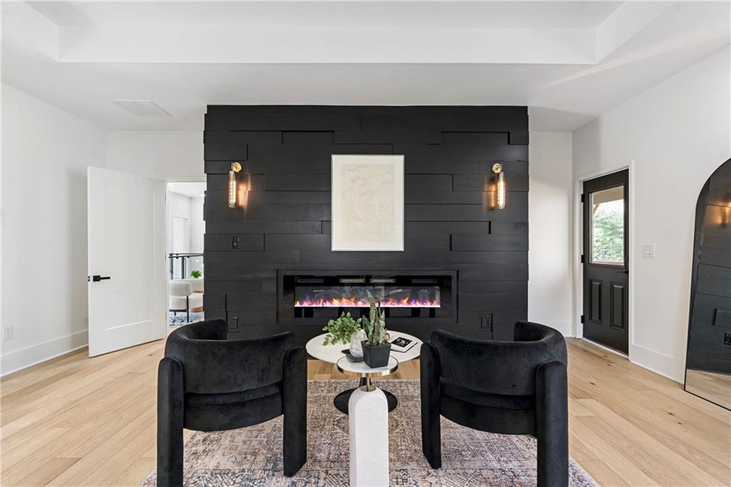 2986 San Jose Drive Decatur, GA 30032 - Photo 45 of 71 a living room with furniture and a fireplace