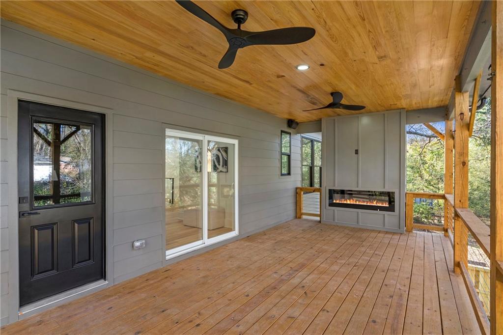 2986 San Jose Drive Decatur, GA 30032 - Photo 58 of 71 a view of a livingroom with wooden floor and a balcony
