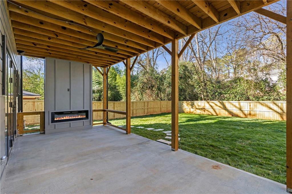 2986 San Jose Drive Decatur, GA 30032 - Photo 62 of 71 a view of an empty room with porch and a patio