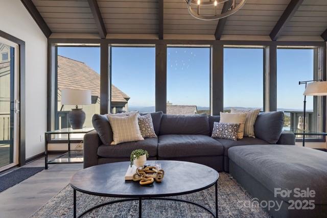 105 Beechtop Road Beech Mountain, NC 28604 - Photo 39 of 42 a living room with furniture