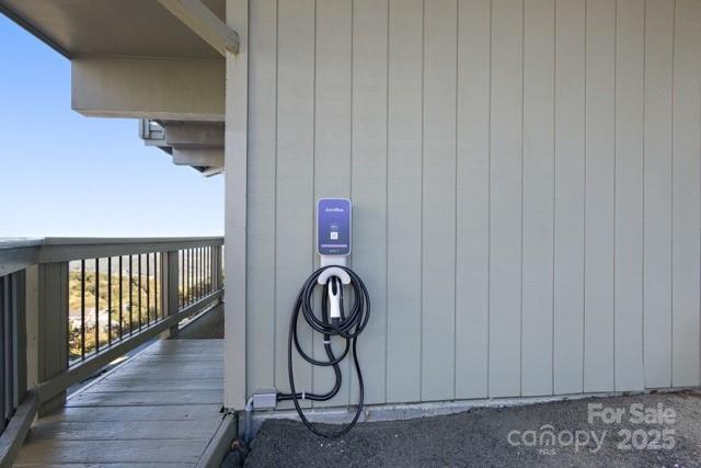 105 Beechtop Road Beech Mountain, NC 28604 - Photo 41 of 42 a view of a entryway door with wooden floor