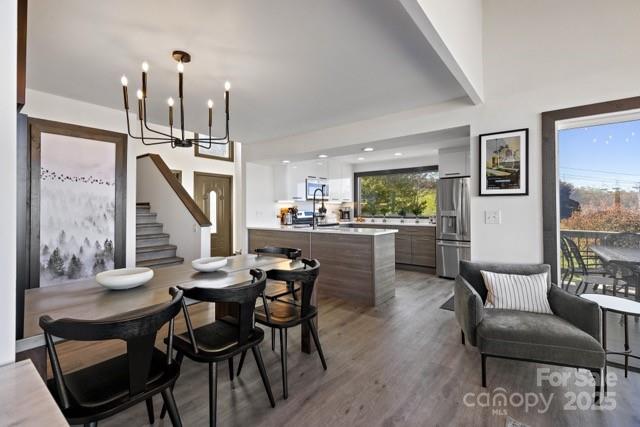 105 Beechtop Road Beech Mountain, NC 28604 - Photo 5 of 42 a dining room with furniture and window