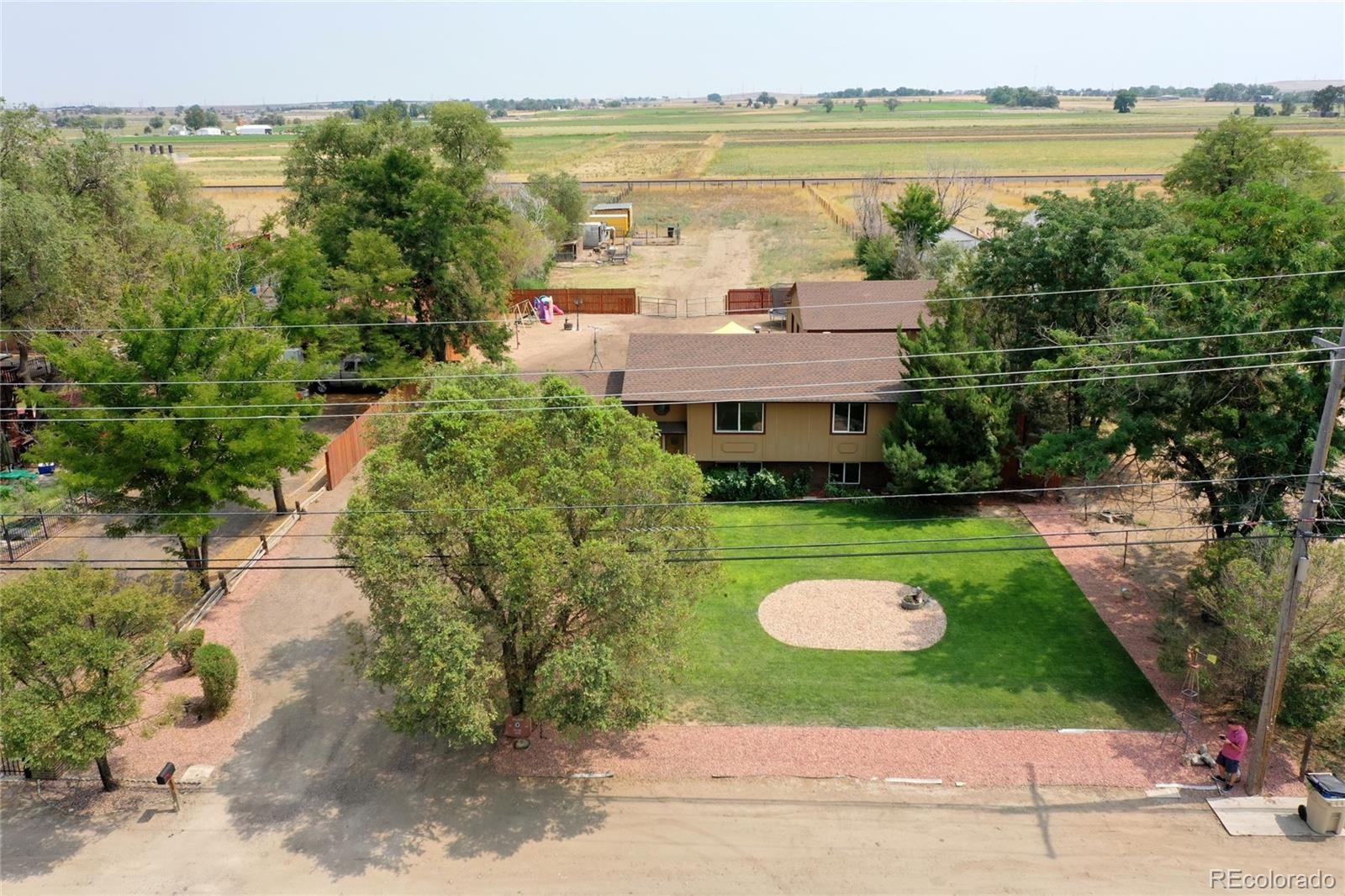 820 South Denver Avenue Fort Lupton, CO 80621 - Photo 27 of 40 a view of a lake with a yard