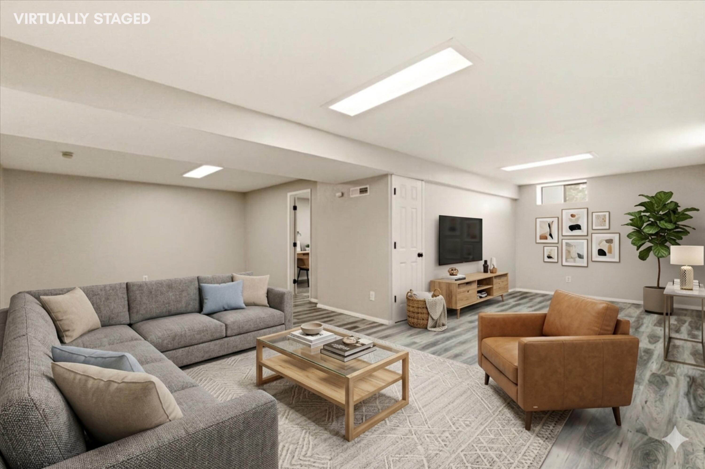 15617 Sherwood Road Weed, CA 96094 - Photo 24 of 58 a living room with furniture and a flat screen tv