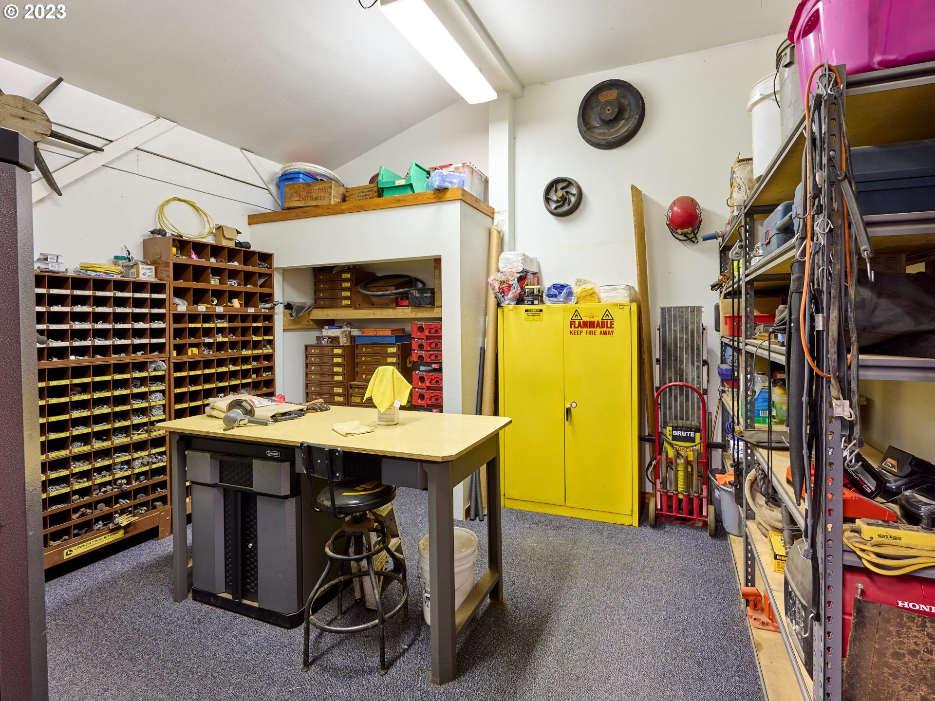 15360 May Road Dallas, OR 97338 - Photo 32 of 48 a view of storage and utility room