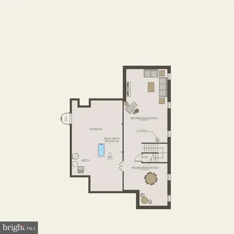 an aerial view of a house with a swimming pool