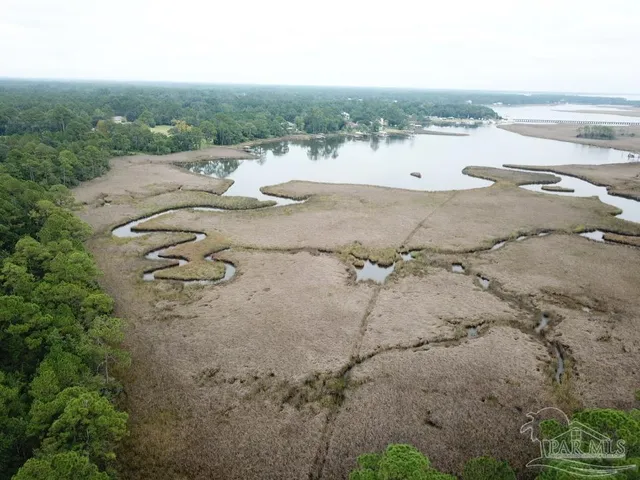 an aerial view of a beach