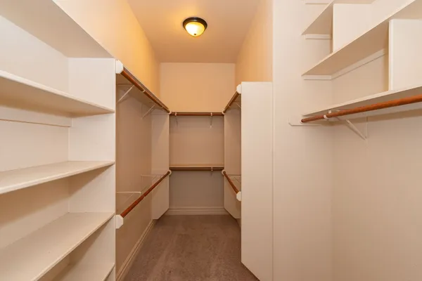 a view of hallway with stairs