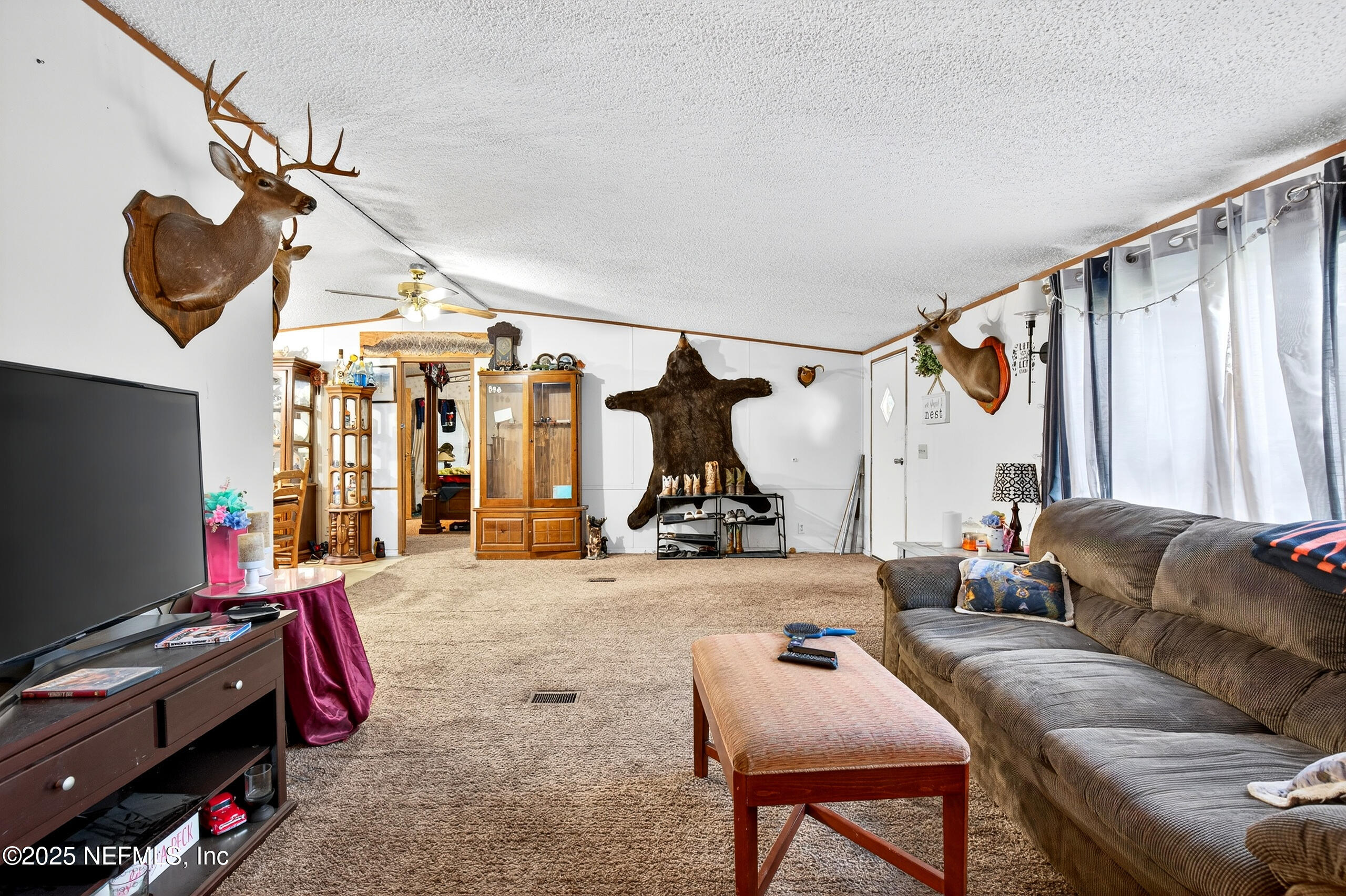 133 Rainbow Road Crescent City, FL 32112 - Photo 19 of 31 a view of livingroom with furniture and a flat screen tv