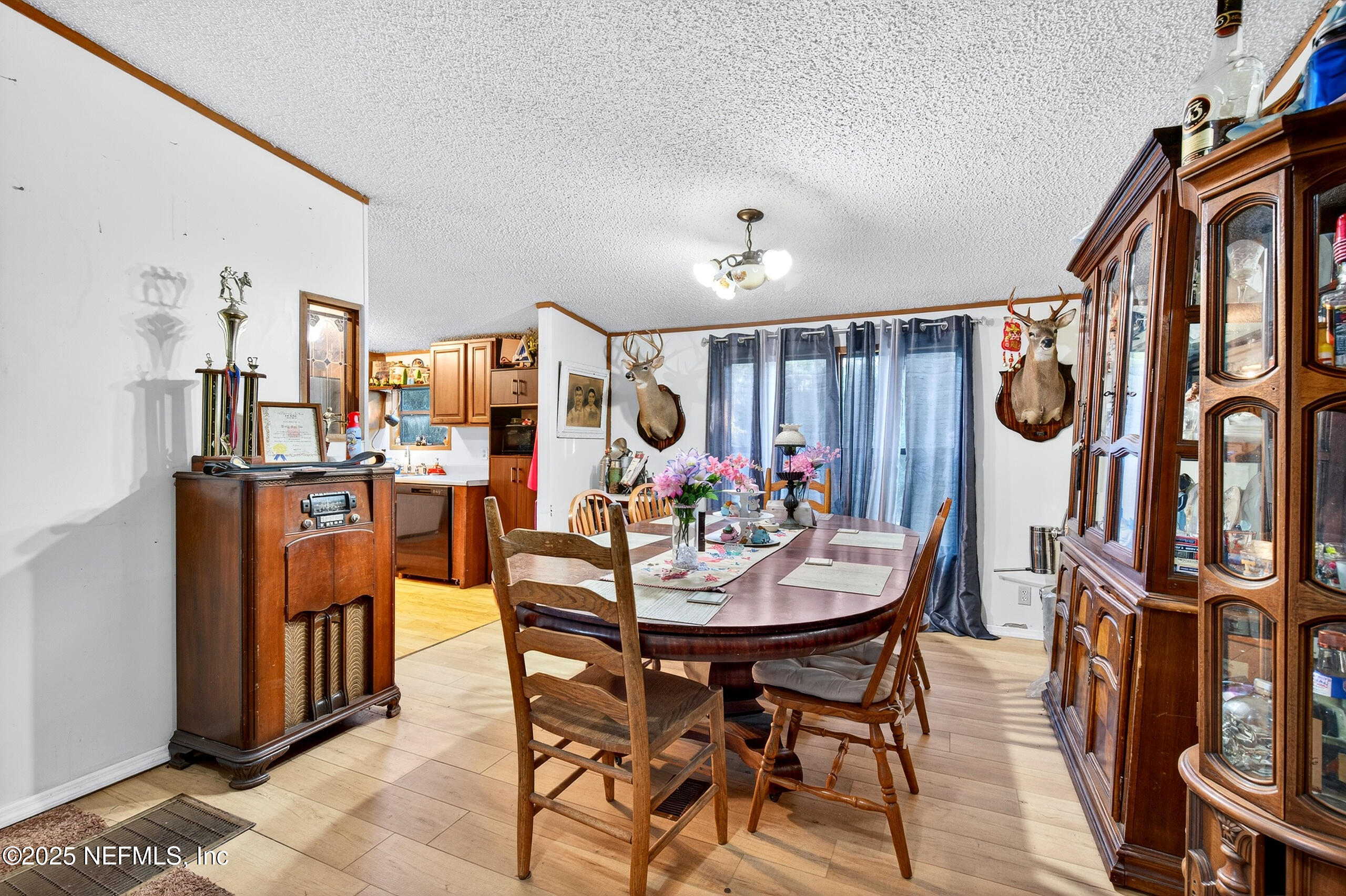 133 Rainbow Road Crescent City, FL 32112 - Photo 20 of 31 a view of a dining room with furniture and wooden floor