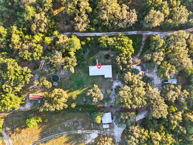 a bird view of building