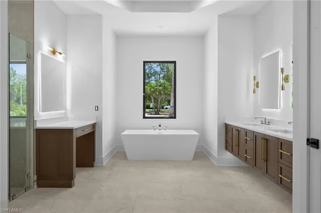 a view of an empty room with a balcony