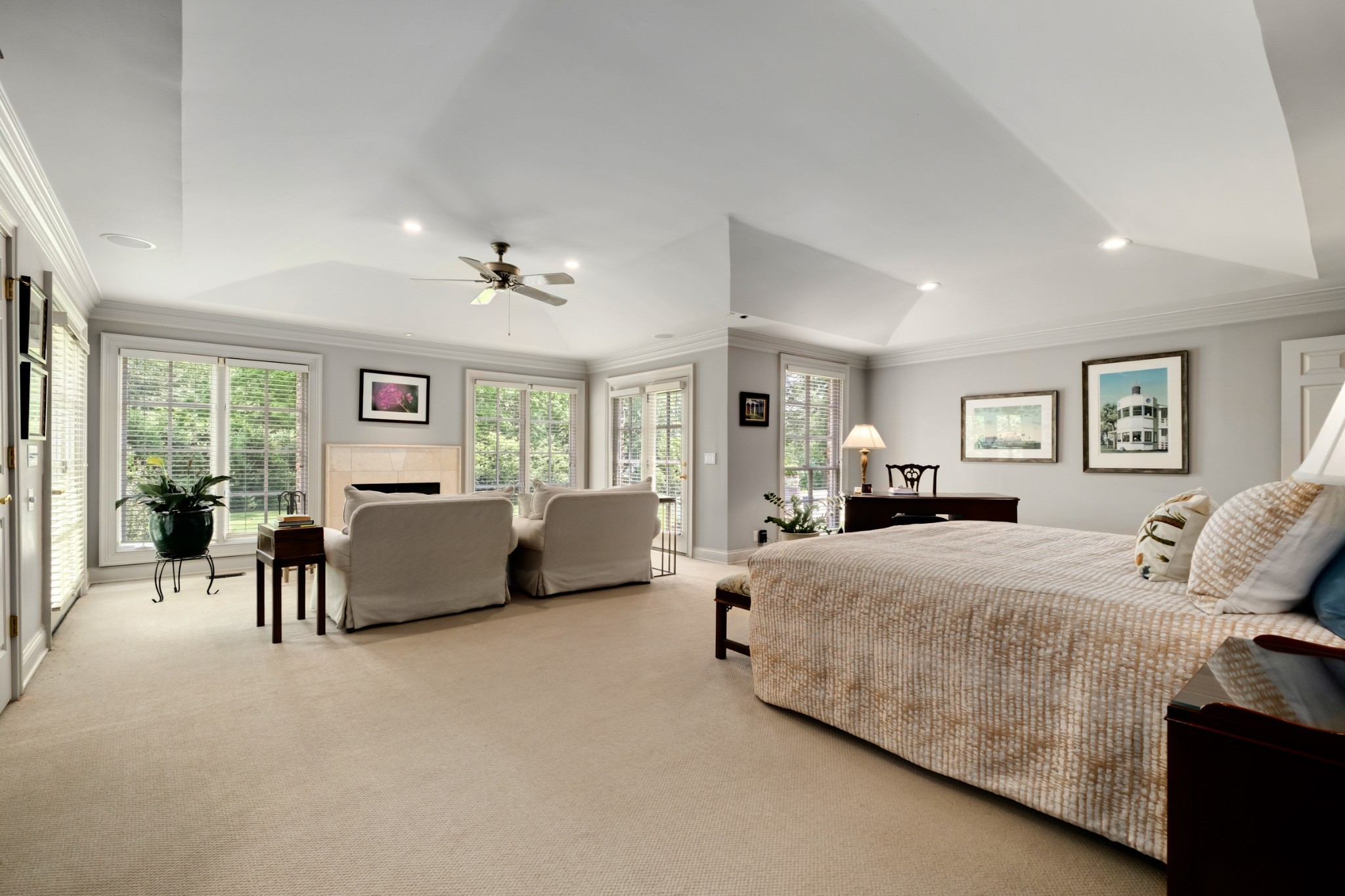 140 Brook Hollow Road Nashville, TN 37205 - Photo 13 of 31 a bedroom with bed couch and window