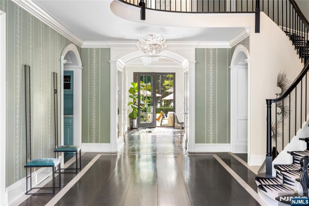 7-11 Stokes Farm Road Old Tappan, NJ 07675 - Photo 6 of 40 a view of an entryway with wooden floor