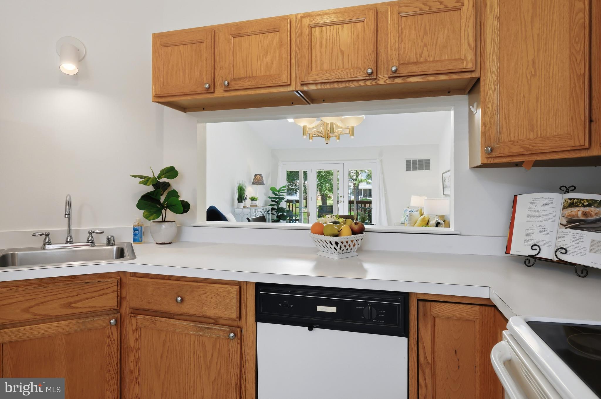7013 Bridgepointe Drive Chester, MD 21619 - Photo 23 of 48 Kitchen with pass through to dining room