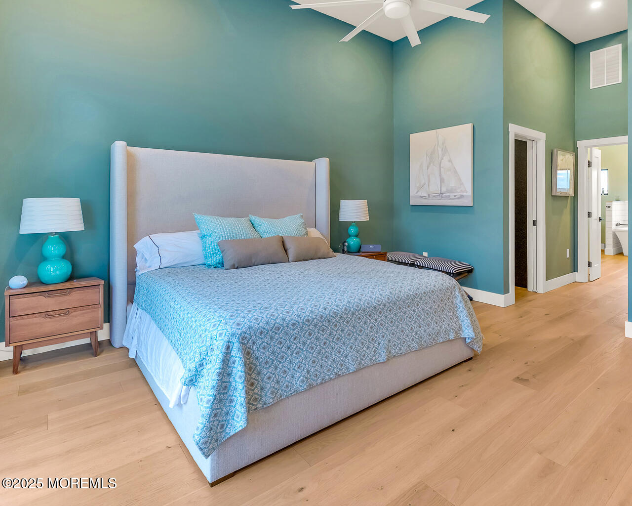 637 Cedar Run Dock Road West Creek, NJ 08092 - Photo 22 of 51 a bedroom with a bed and a night stand