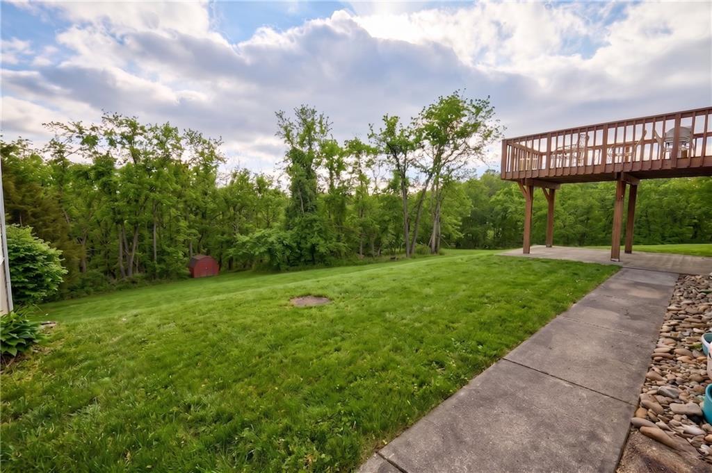 151 Stone Quarry Road Aliquippa, PA 15001 - Photo 26 of 26 Back yard between detached garage and house
